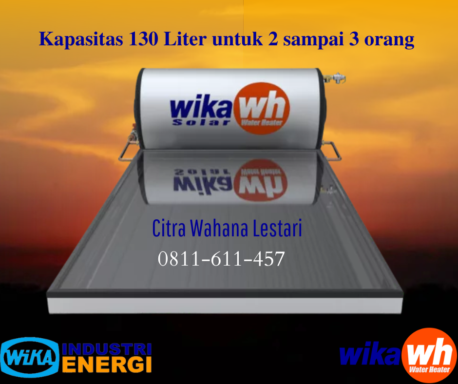 Water Heater WIKA 130L Spesifikasi Lengkap | Dealer & Service Resmi