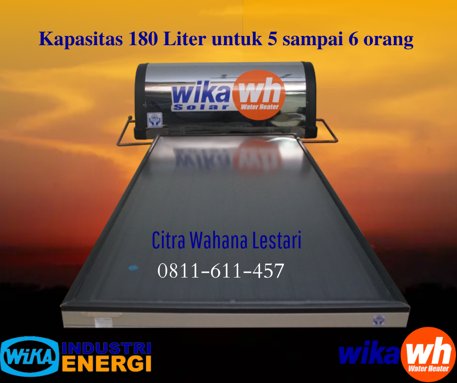Water Heater WIKA 180L Spesifikasi Lengkap | Dealer & Service Resmi