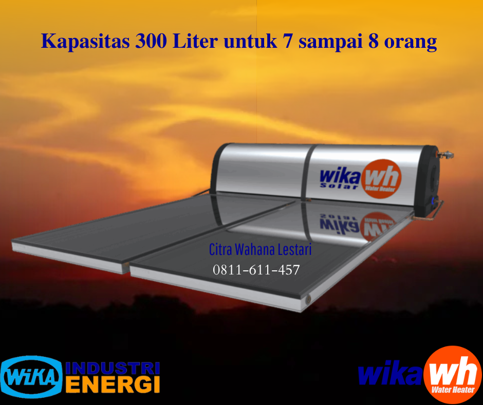 Water Heater WIKA 300L Spesifikasi Lengkap | Dealer & Service Resmi