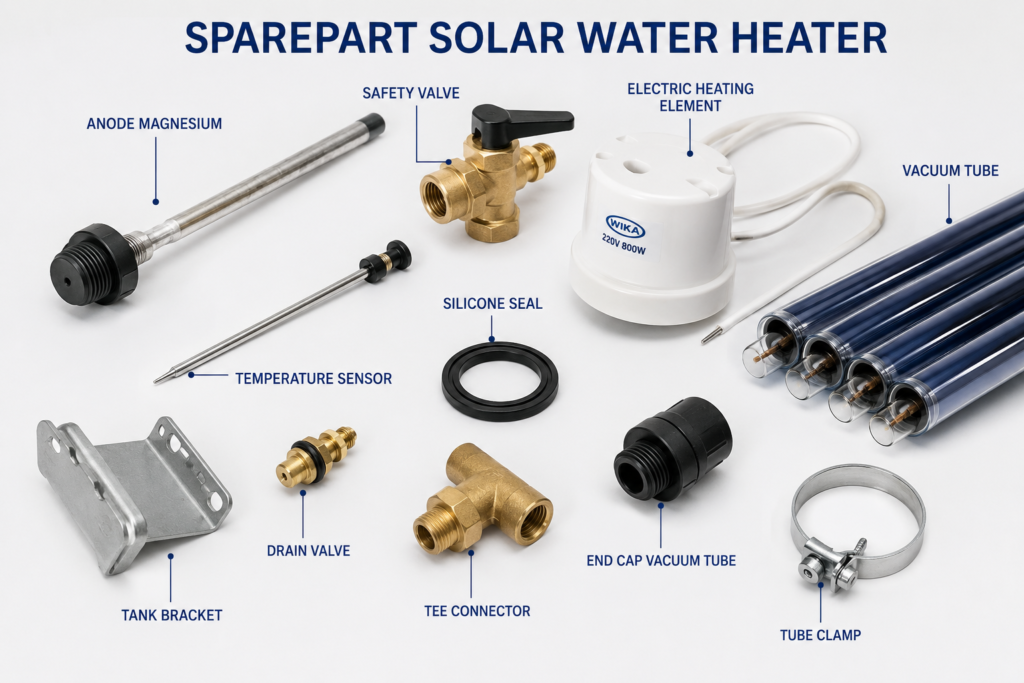 Sparepart WIKA Water Heater Original dan Lengkap